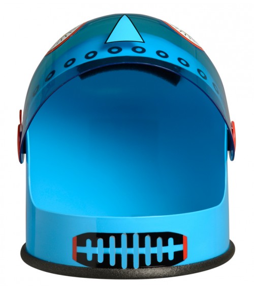 Robot helmet front up
